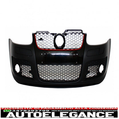 paraurti anteriore adatto a vw golf 5 v mk5 (2003-2007) jetta (2005-2010) gti design