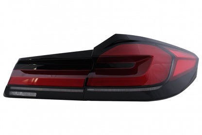 Fanali posteriori Full LED adatti per BMW Serie 5 G30 Berlina (2017-2019) LCI Design con luci di svolta sequenziali dinamiche