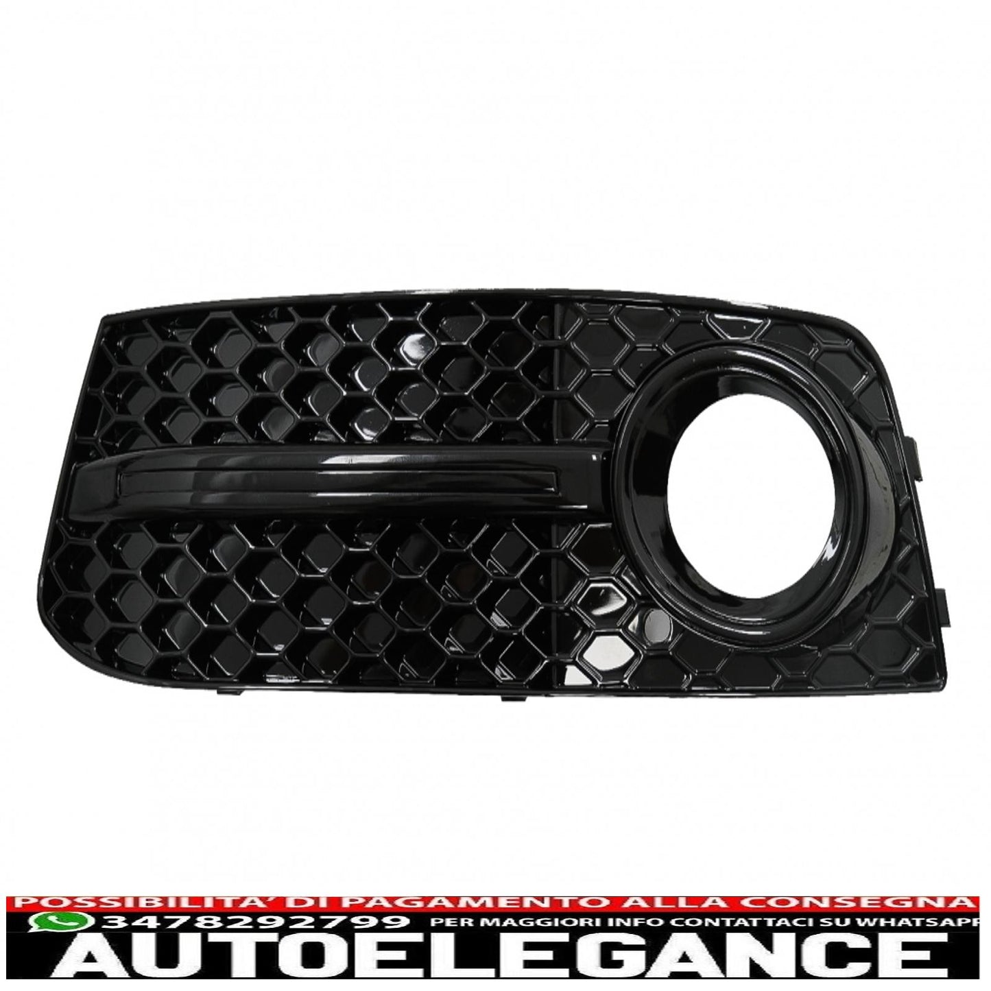Copri fendinebbia griglie laterali adatto per audi a4 b8 8k (2007-2011) s4 design black edition AUTOELEGANCERICAMBI