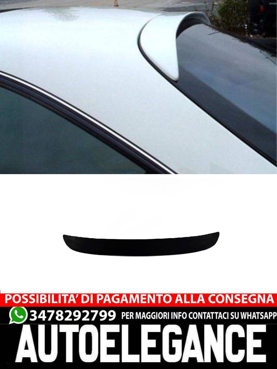 SPOILER PER IL FINESTRINO per Mercedes CL W215 1998–2006
