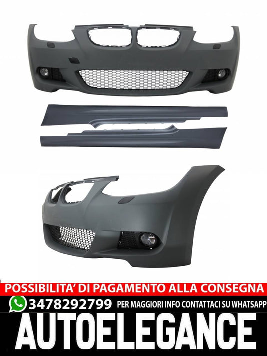 Front Bumper with Side Skirts Suitable for BMW 3 Series E92 Coupe E93 2006-2009
