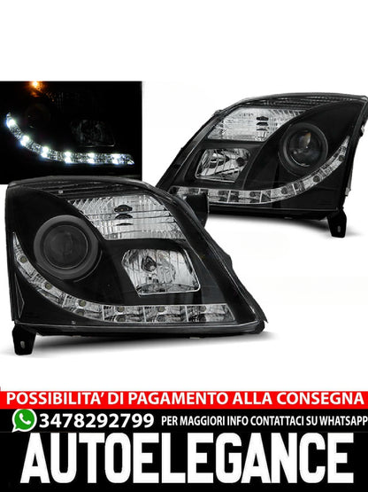 Fari per OPEL VECTRA C 04.02-08.05 TRU DRL CROMATO XENON D2S