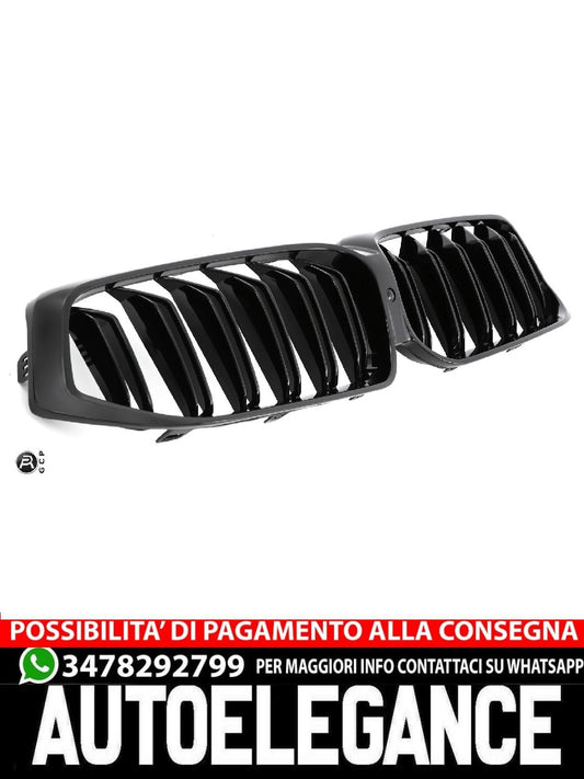 ADATTO PER BMW SERIE 6 G32 LCI GRAND TURISMO SPORT DOPPIO PONTE NERO LUCIDO