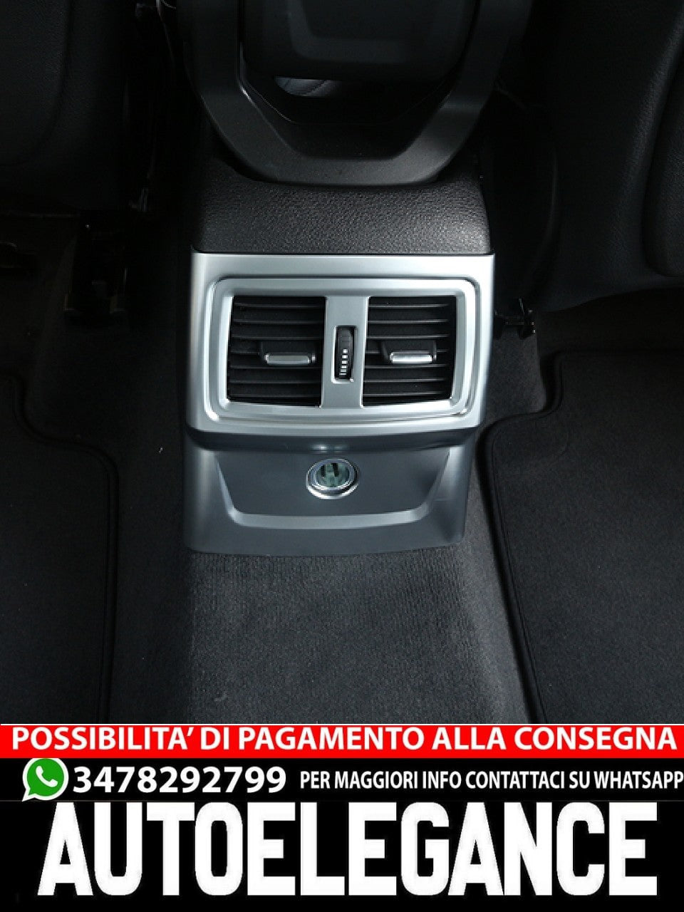 Per BMW X1 F48 telaio cromato bracciolo centrale ugelli aria ventilazione poster