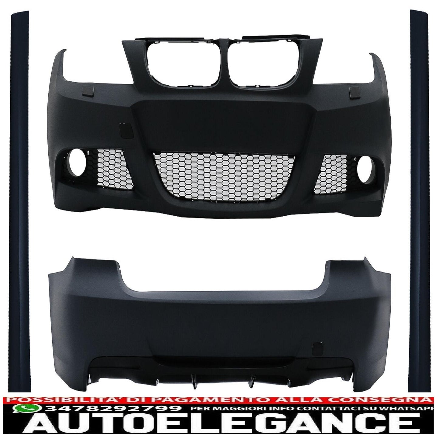 Body Kit for BMW 3 Series E90 LCI 08-2011 M-Tech Design Bumper Skirts 