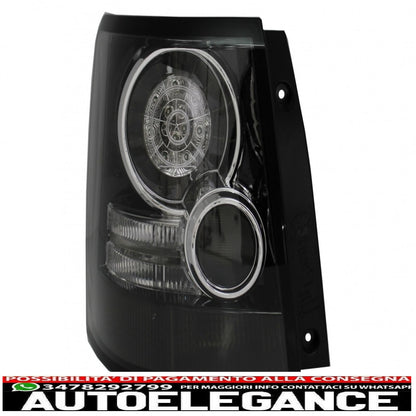 led rear lights suitable for range rover sport l320 (2005-2013) restyling autobiography design black