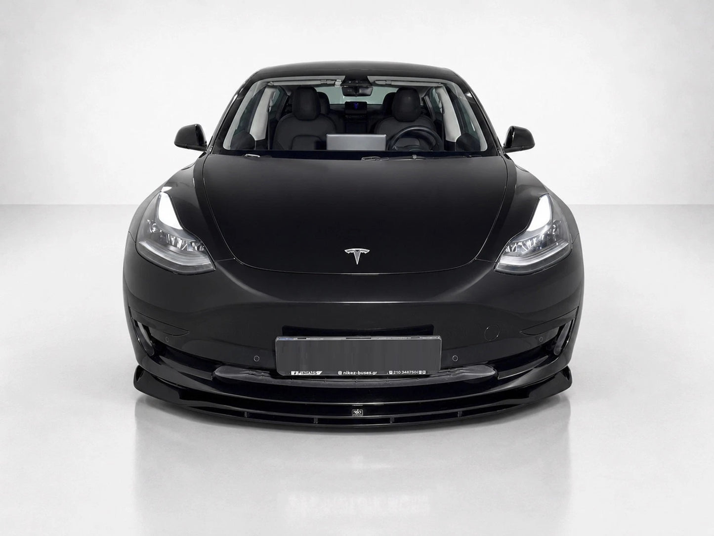 👉Splitter Anteriore V.2 adatto per Tesla Model 3 2017-2023 ABS Nero Lucido👈
