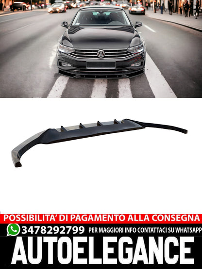 FRONT SPLITTER V.2 SUITABLE FOR VOLKSWAGEN PASSAT B8 FACELIFT 