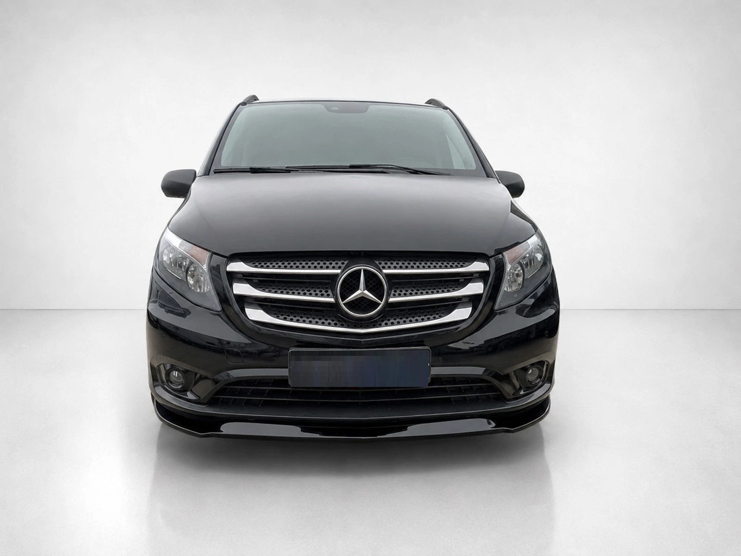 👉Splitter anteriore Mercedes Vito W447 14-24 labbro spoiler ABS nero lucido👈