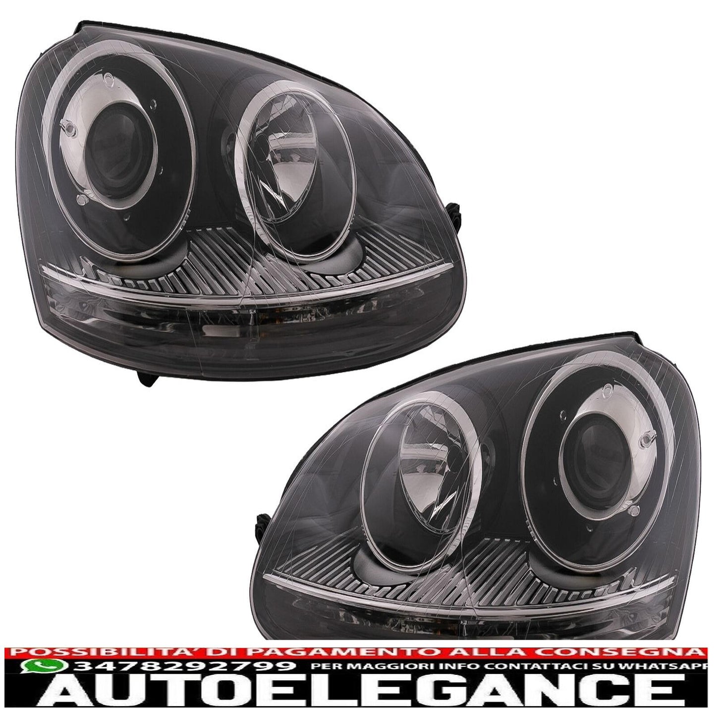 Xenon Look Headlights RHD for VW Golf 5 V Mk5 03-07 Jetta 05-10 GTI R32 Chrome -show original titleOriginal textXenon Look Headlights RHD for VW Golf 5 V Mk5 03-07 Jetta 05-10 GTI R32 Chrome 