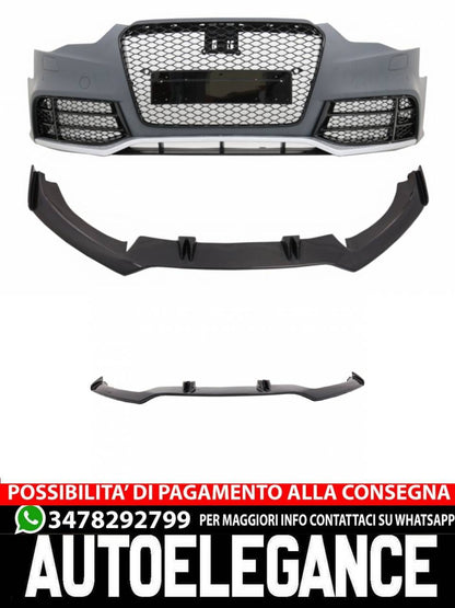 Paraurti anteriore adatto per Audi A5 8T Facelift (2012-2016) con Paraurti