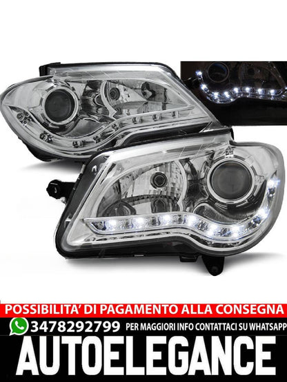 FARI ANTERIORI DAYLIGHT CHROME per VW TOURAN 06-10