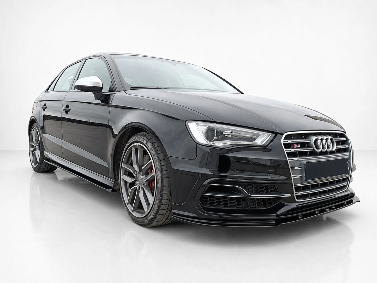 👉Splitter Anteriore Audi S3/S-Line 8V Hatchback/Sportback (13-16) Nero Lucido👈