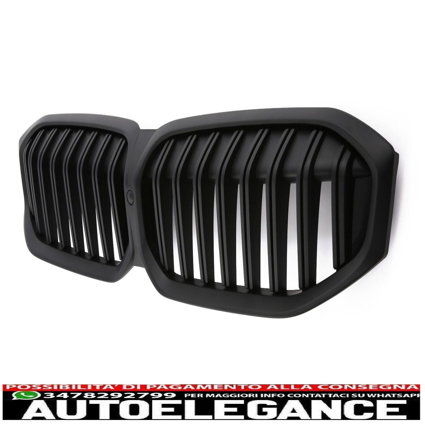 Adatto alla griglia del radiatore BMW Serie 3 G20 G21 LCI dal 07/2022 nero opaco AUTOELEGANCERICAMBI