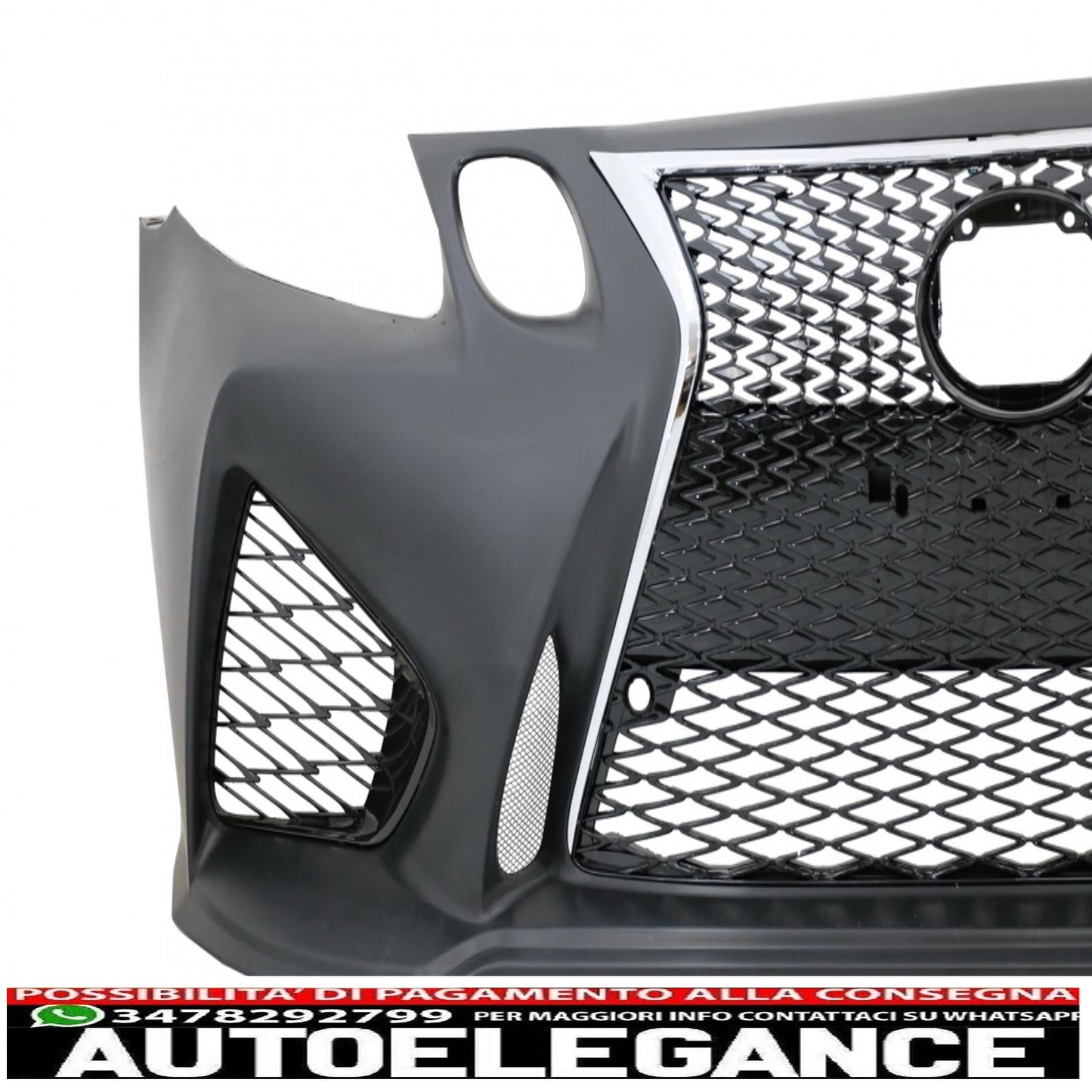 paraurti anteriore adatto per lexus gs s190 (2005-2010) conversione in lexus gs 300 look f-sport