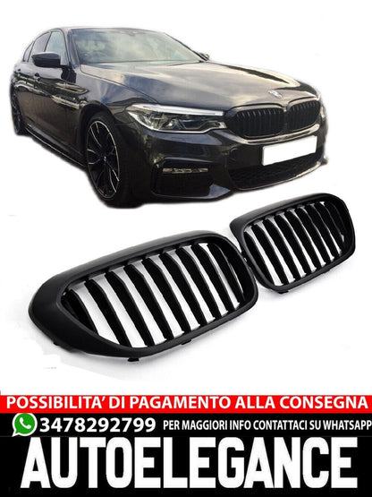 GRILLE FOR BMW 5 SERIES G30 G31 SPORT MATT BLACK 