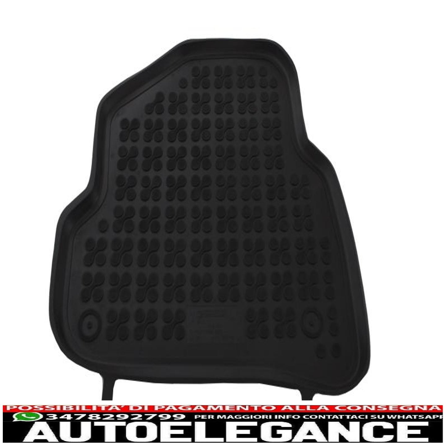 Black mat suitable for vw polo v 2009