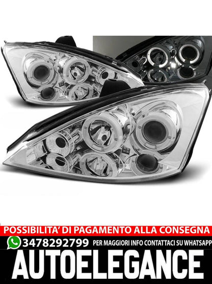 FORD FOCUS 11.01-10.04 CHROME ANGEL EYES 