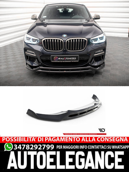 SPLITTER ANTERIORE V.2 ADATTO PER BMW X4 M-PACK G02  (2018-2021)