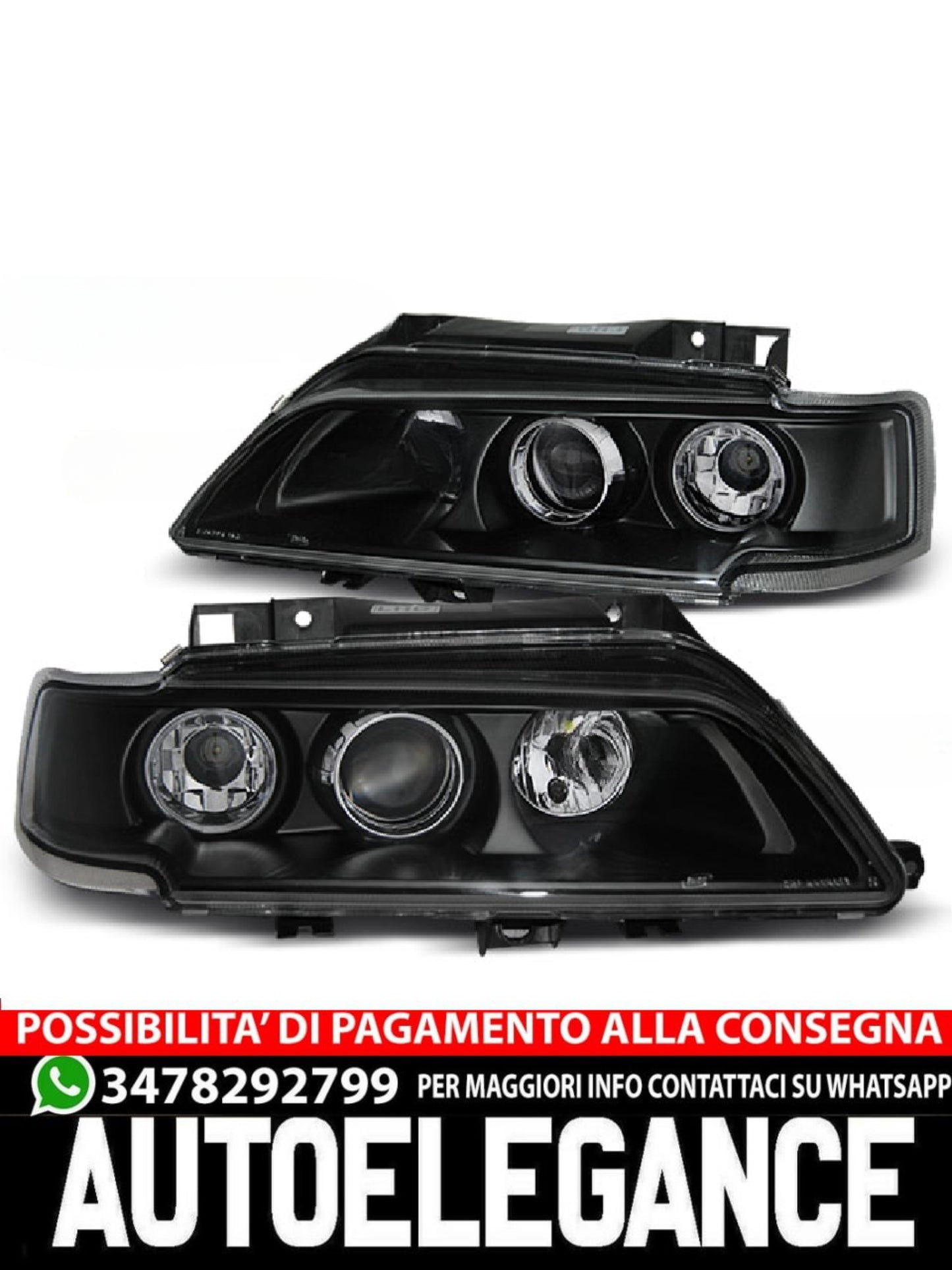 FARI ADATTI COMPATIBILI PER CITROEN XANTIA 98-01 NERO