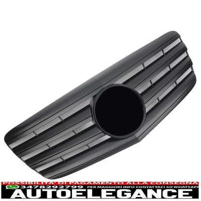 Griglia del radiatore sportiva per Mercedes W211 S211 E del 2006 nero opaco