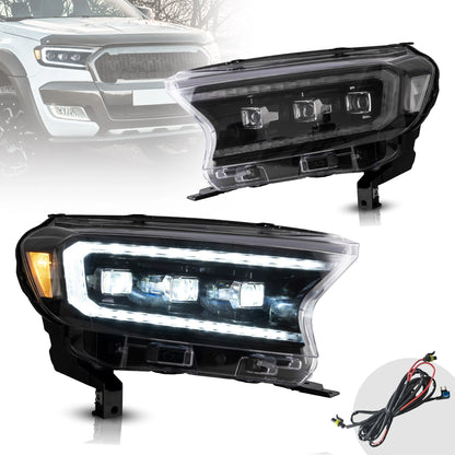 Fari a LED per Ford Ranger Start UP Animation DRL 2015-2022 (per la versione internazionale)