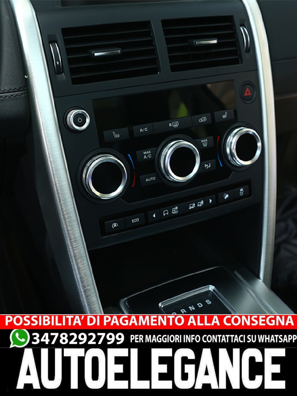 Anelli radiocomando per Land Rover Discovery Sport L550 alluminio