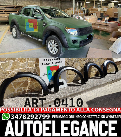 FENDER EXTENSIONS SUITABLE FOR FORD RANGER T6 T7 T8 2012-2020