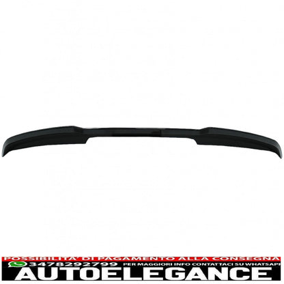 roof spoiler suitable for audi a6 avant facelift 4g c7 (2015-2018) piano black