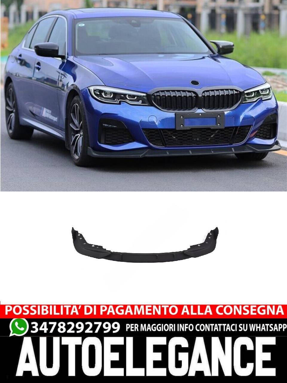 SPOILER adatto per BMW 3 G20 G21 Sedan Touring 2018+