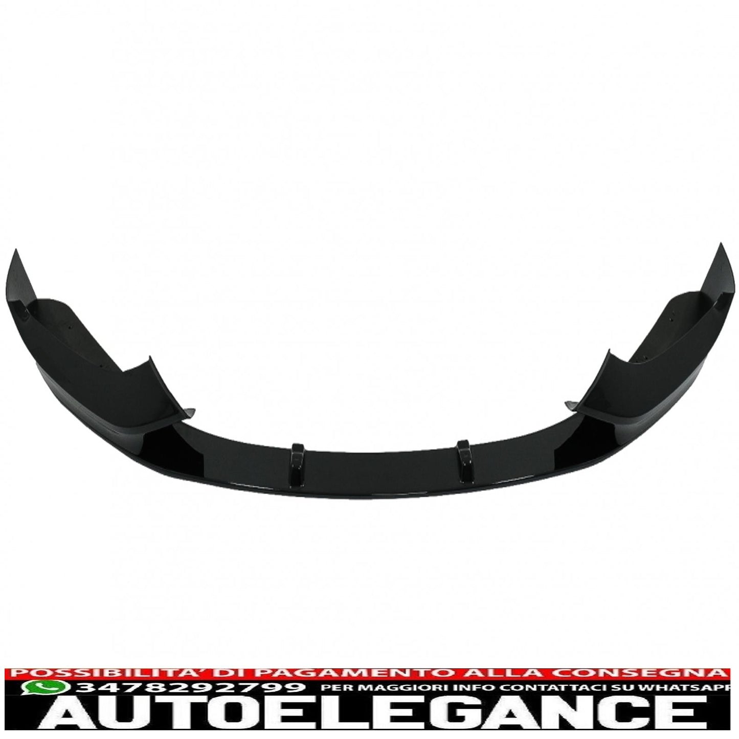 Front Bumper Spoiler Fit For BMW 1 Series F20 F21 LCI (2015-2019) Hatchback M Sport Piano Black 