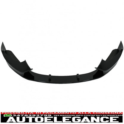 Front Bumper Spoiler Fit For BMW 1 Series F20 F21 LCI (2015-2019) Hatchback M Sport Piano Black 