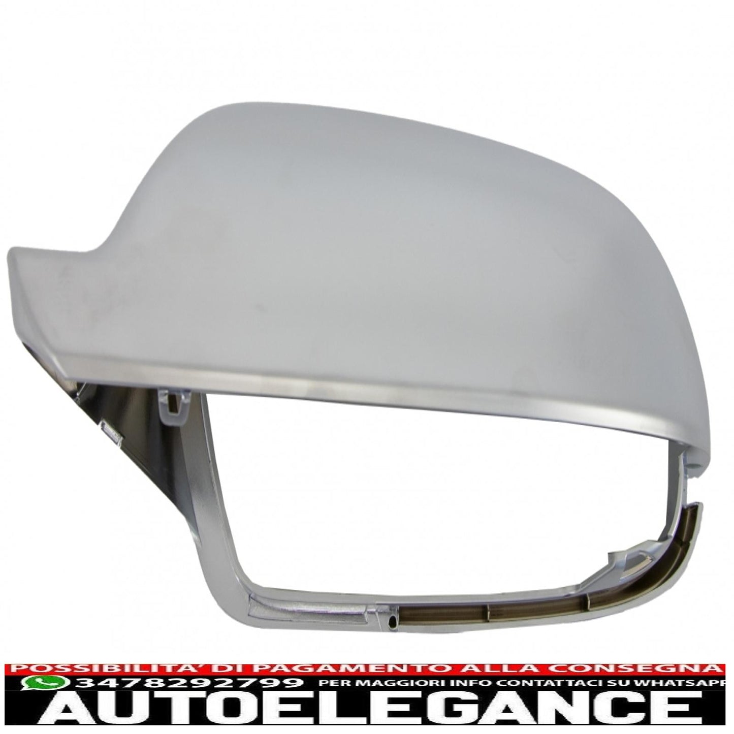 calotte specchietti adatte per audi a5 8t (2011-2016) a3 8p (2011-2013) a4 b8.5 facelift (2012-2015) estinzione alloggiamento completo placcato in alluminio senza assistenza laterale AUTOELEGANCERICAMBI