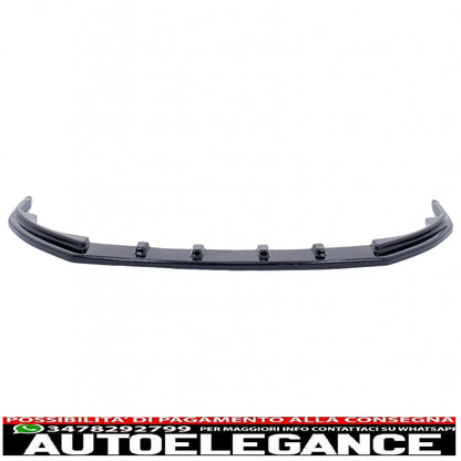 Front Bumper Lip Extension Spoiler Fit For Peugeot 308 MK3 (2021-up) Piano Black 