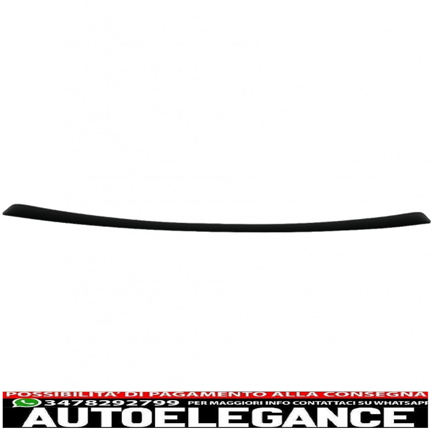 trunk spoiler suitable for mercedes e-class w213 (2016-up) matt black 