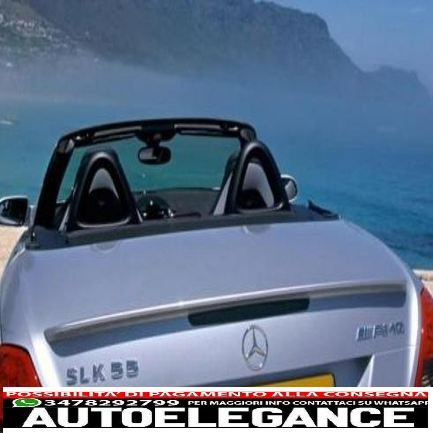 trunk spoiler suitable for mercedes slk r171 (2004-2010) a-design 