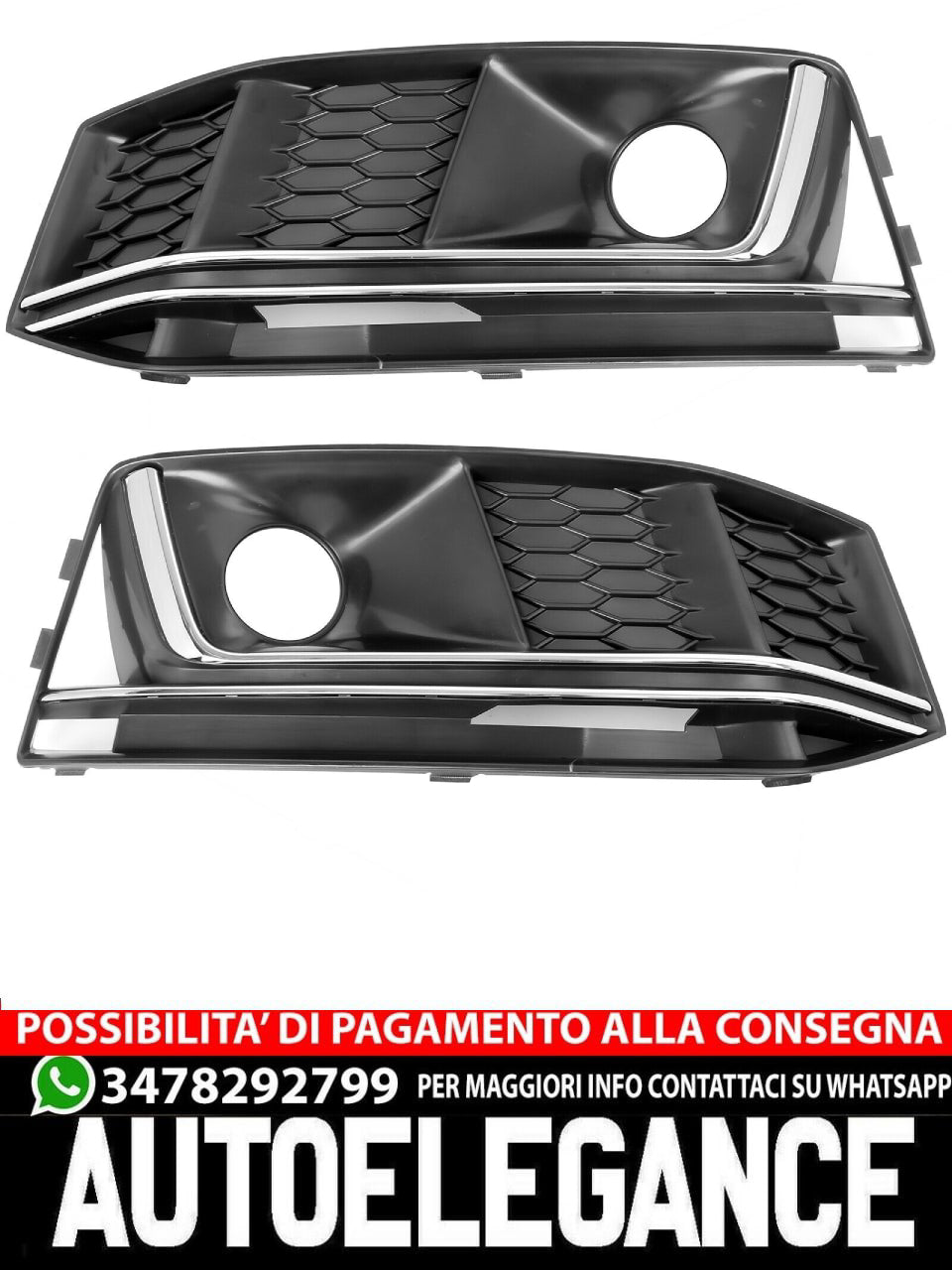 Ventilation grille VA suitable for Audi A4 B9 Avant S Line ACC from Facelift 15 