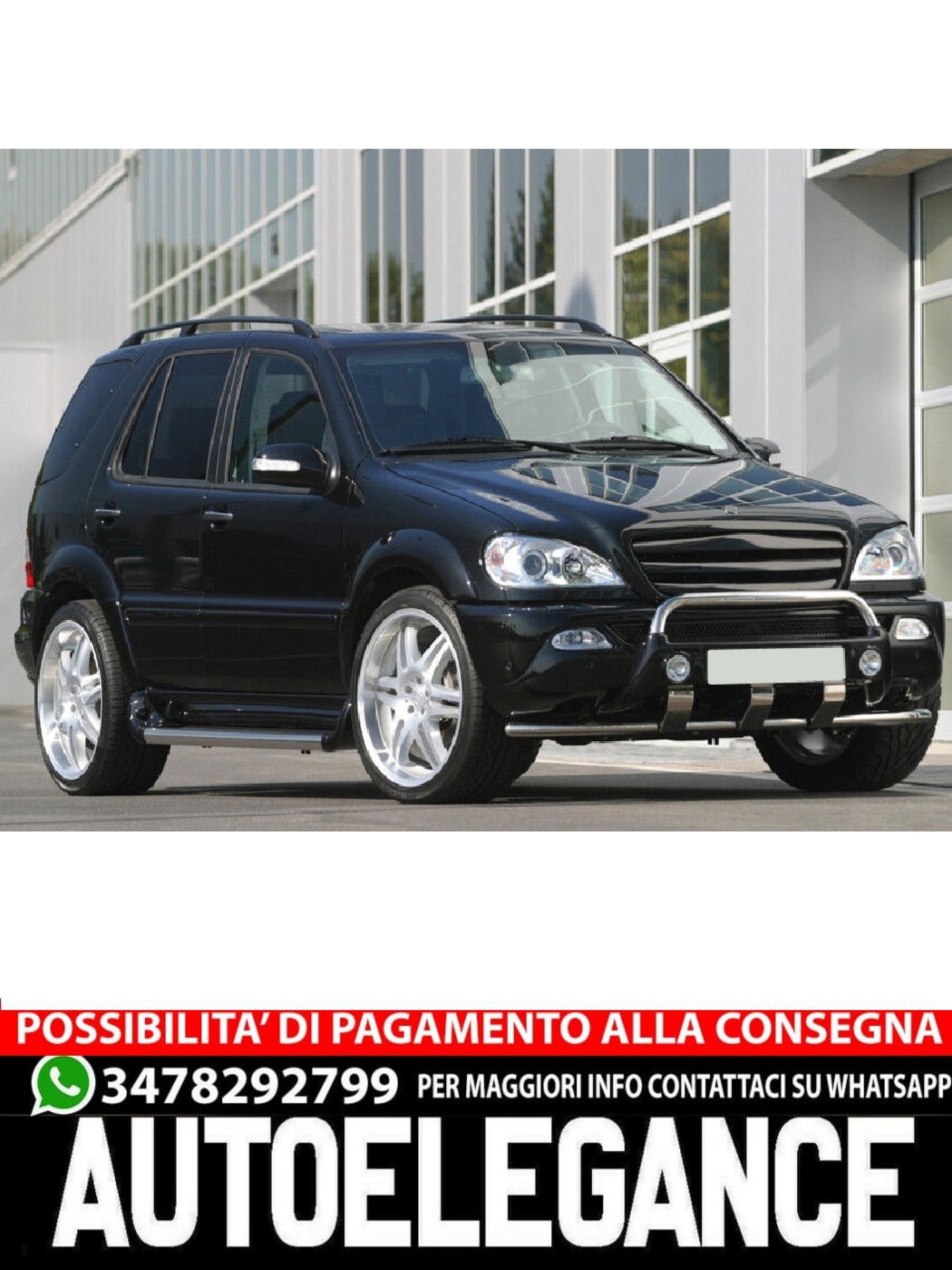 KIT 4 PARAFANGHI PER MERCEDES ML W163 ( 1998-2005 )