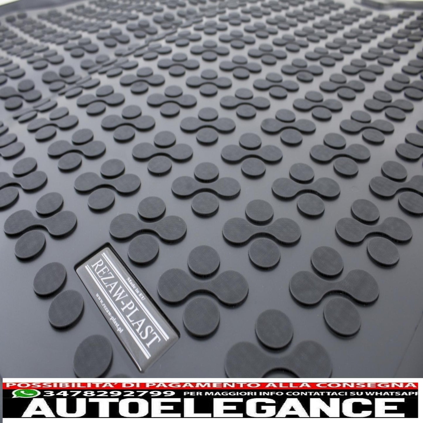 Tappetino per bagagliaio nero adatto a Dacia Duster ii (4*2) (2018-)