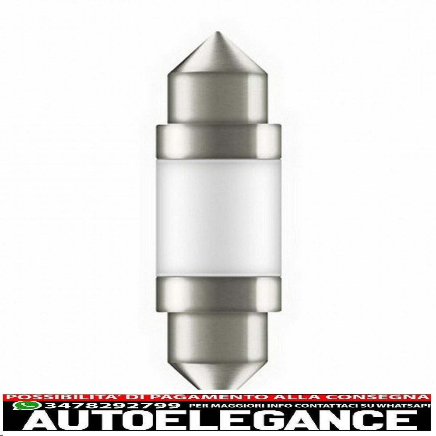 osram led guida verme festone bianco 36mm (