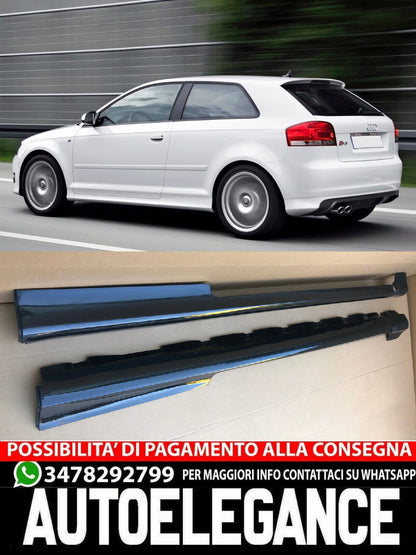 AUDI A3 8P MINIGONNE LATERALI 3 ANTE S3 LOOK