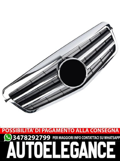 Griglia sportiva per Mercedes W212 S212 E FINO AL 2013 cromata nera AMG LOOK