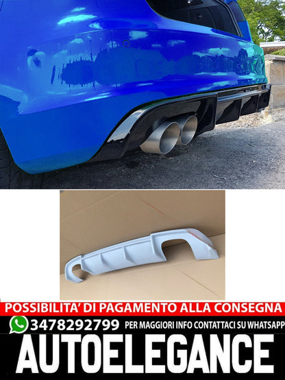 DIFFUSORE ADATTO PER AUDI A3 8V S-LINE , S3 ( 2013-2016 )