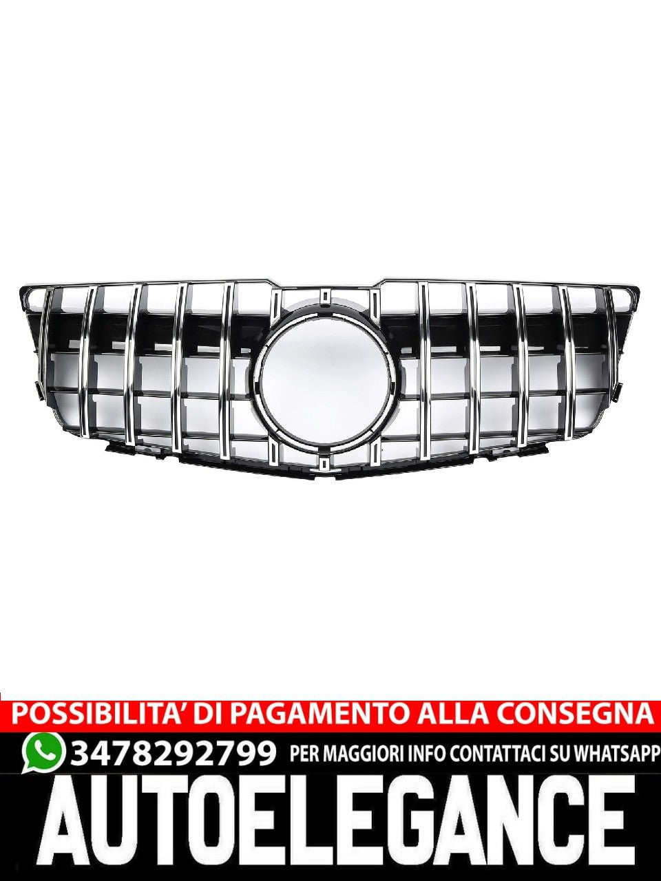 Sports grille for Mercedes X204 GLK PREFACELIFT PANAMERICANA AMG 