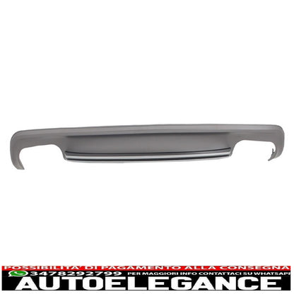 Diffusore mantovana paraurti posteriore adatto per audi a5 8t 4 porte sportback (2012-2015) design s5