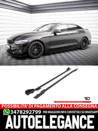 STREET PRO MINIGONNE LATERALI + FLAP ADATTE PER BMW 4 GRAN COUPE F36  2014-2017