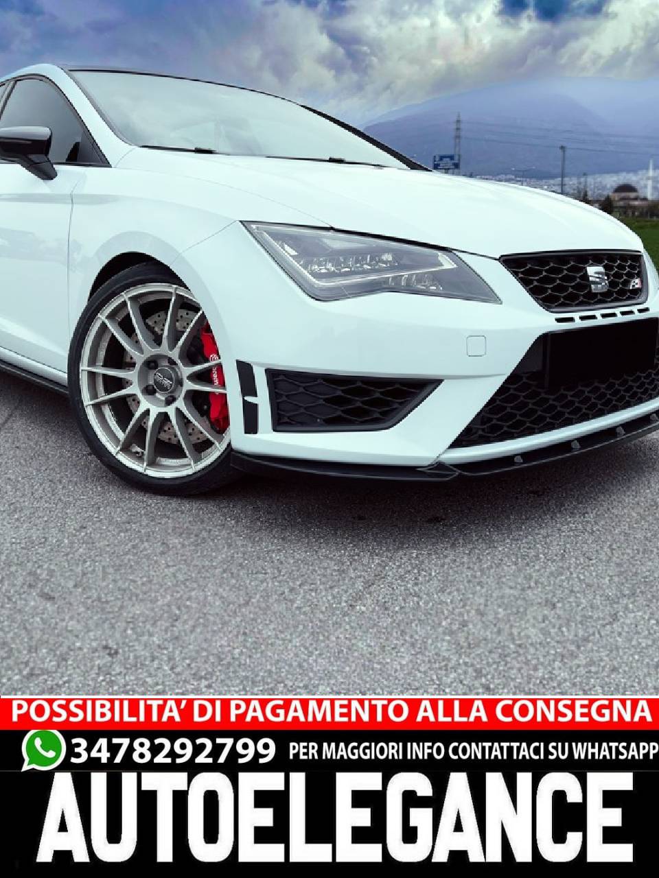 SPLITTER adatto per SEAT Leon FR / Cupra MK3 2012-2016
