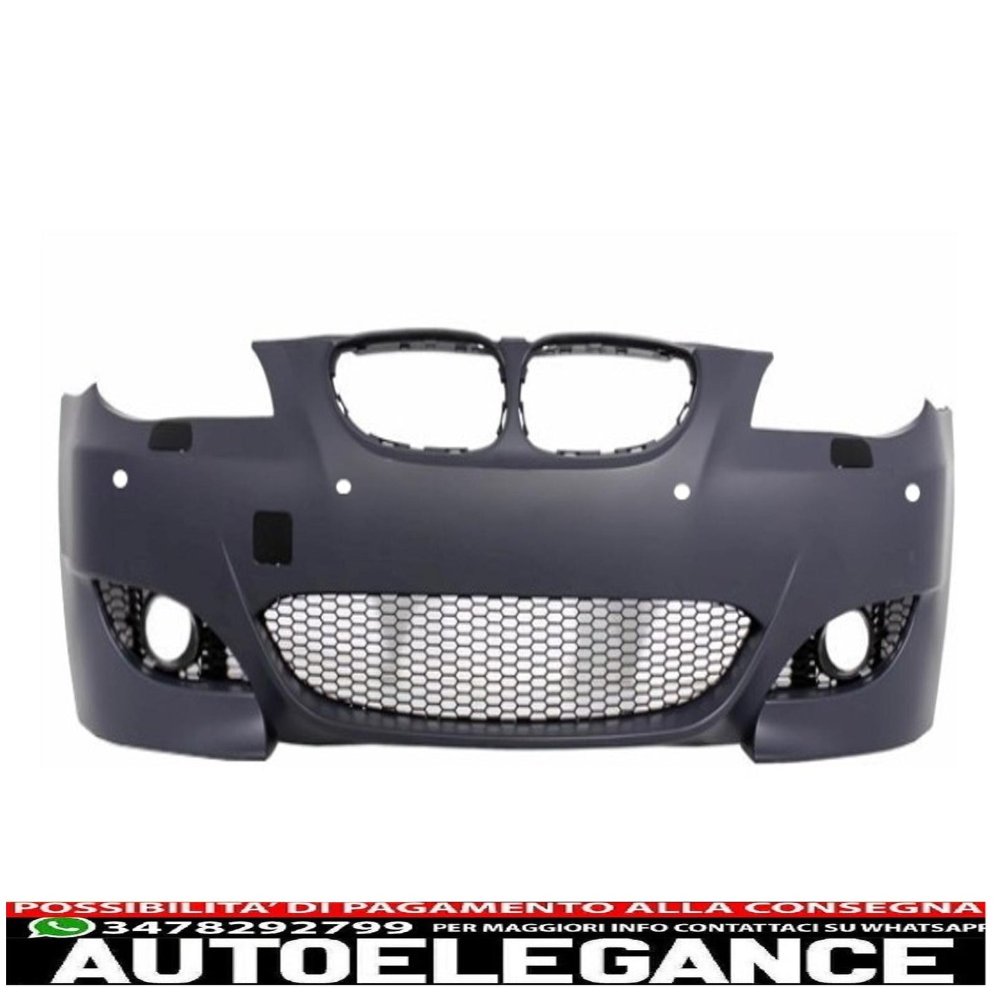 paraurti anteriore con parafanghi anteriori adatto per bmw serie 5 e60 e61 berlina touring (2003-2007) design m5