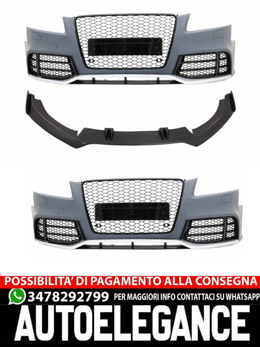 Paraurti anteriore adatto per AUDI A5 8T Pre Facelift (2007-2011)