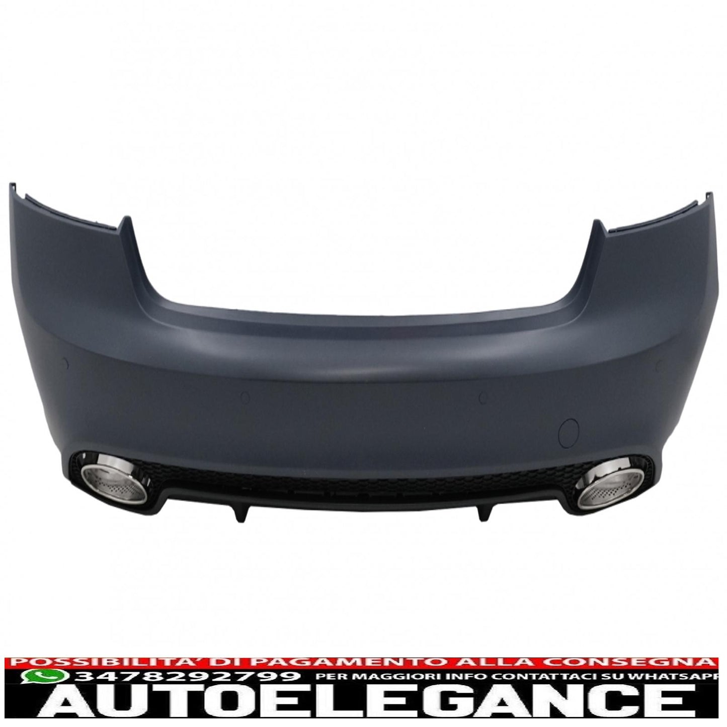 Rear bumper suitable for audi a5 s5 8t coupe cabrio (2007-2015) rs5 design